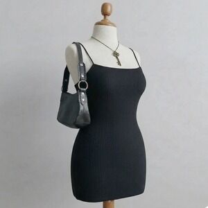 Little Black Dress size SMALL fitted stretchy bodycon WINDSOR